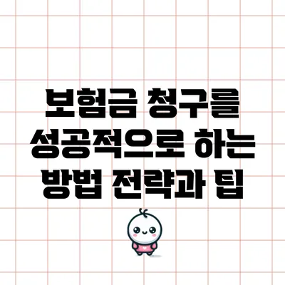 보험금 청구를 성공적으로 하는 방법: 전략과 팁