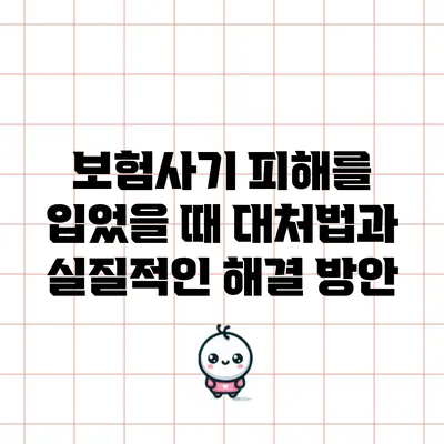 보험사기 피해를 입었을 때 대처법과 실질적인 해결 방안