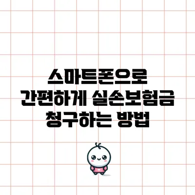 스마트폰으로 간편하게 실손보험금 청구하는 방법