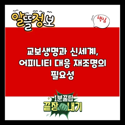 교보생명과 신세계, 어피니티 대응 재조명의 필요성